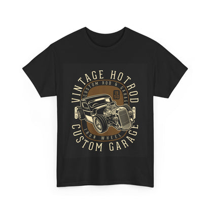 Vintage Hot Rod Unisex Heavy Cotton Tee