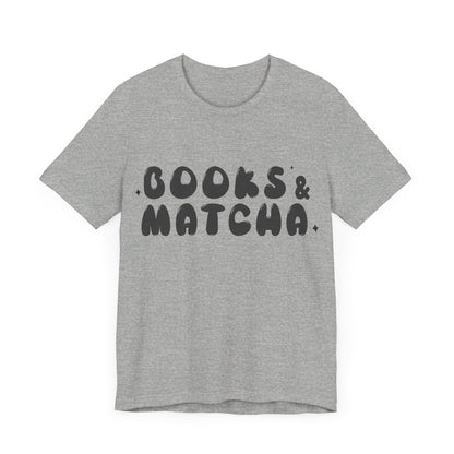 Books and matcha Unisex Jersey Short Sleeve Tee