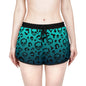 Cheetah Skull in Teal Relaxed Shorts