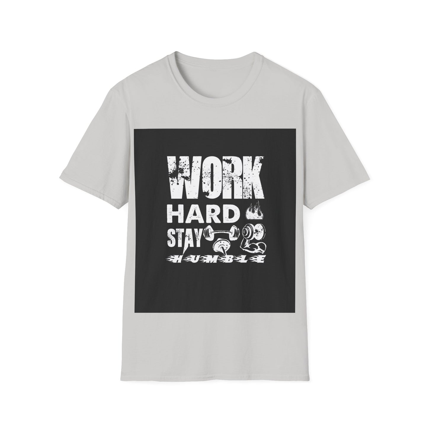 Work Out, Stay Humble Unisex Softstyle T-Shirt