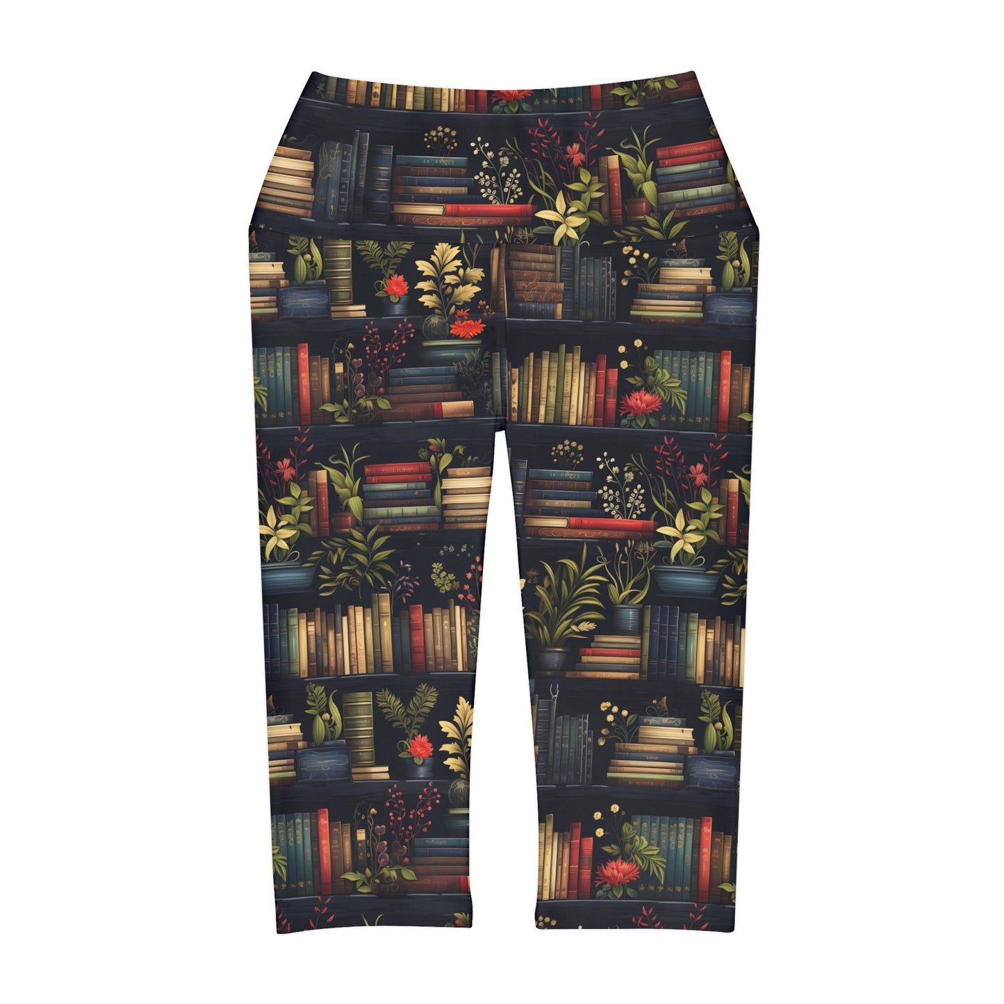 Books & plants Yoga Capri Leggings