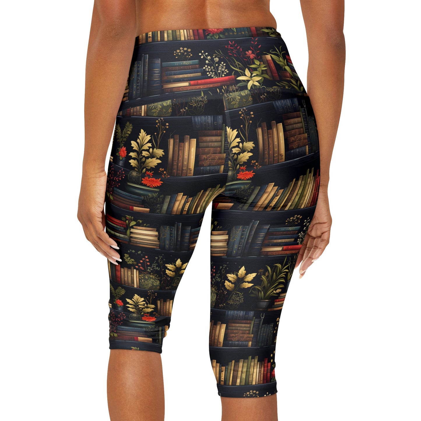 Books & plants Yoga Capri Leggings