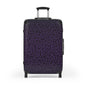 Cheetah Skulls in Purple Suitcase