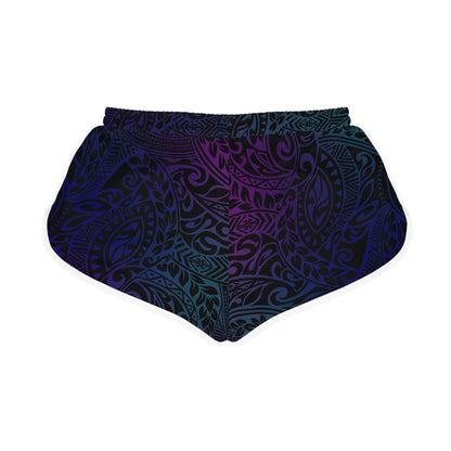 Jewel Tone Polynesian Relaxed Shorts