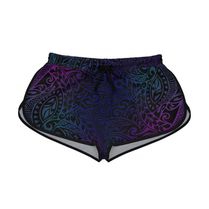 Jewel Tone Polynesian Relaxed Shorts