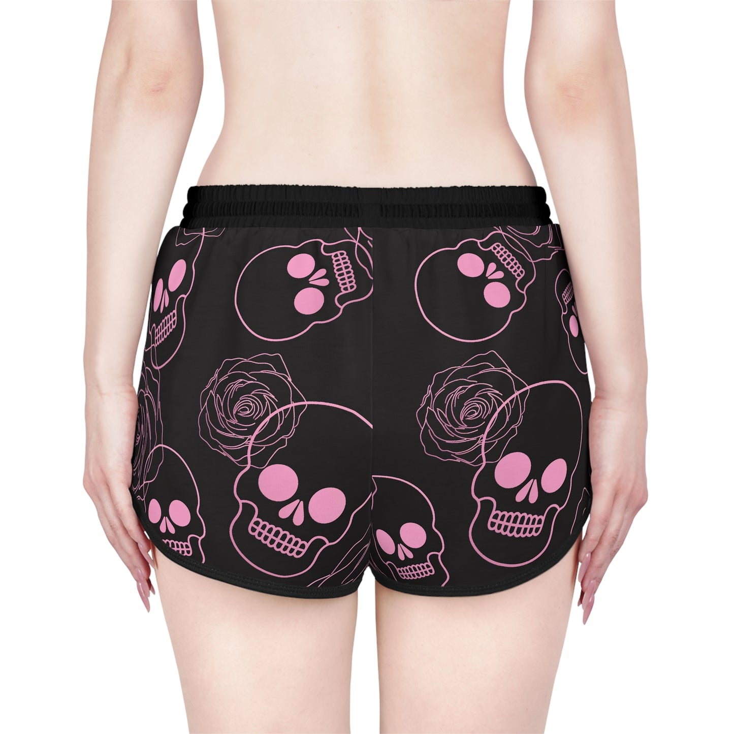 Skulls & Roses Relaxed Shorts