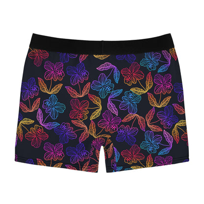 Rainbow Hibiscus Boxer Briefs