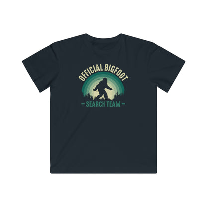 Official bigfoot search team Kids Fine Jersey Tee