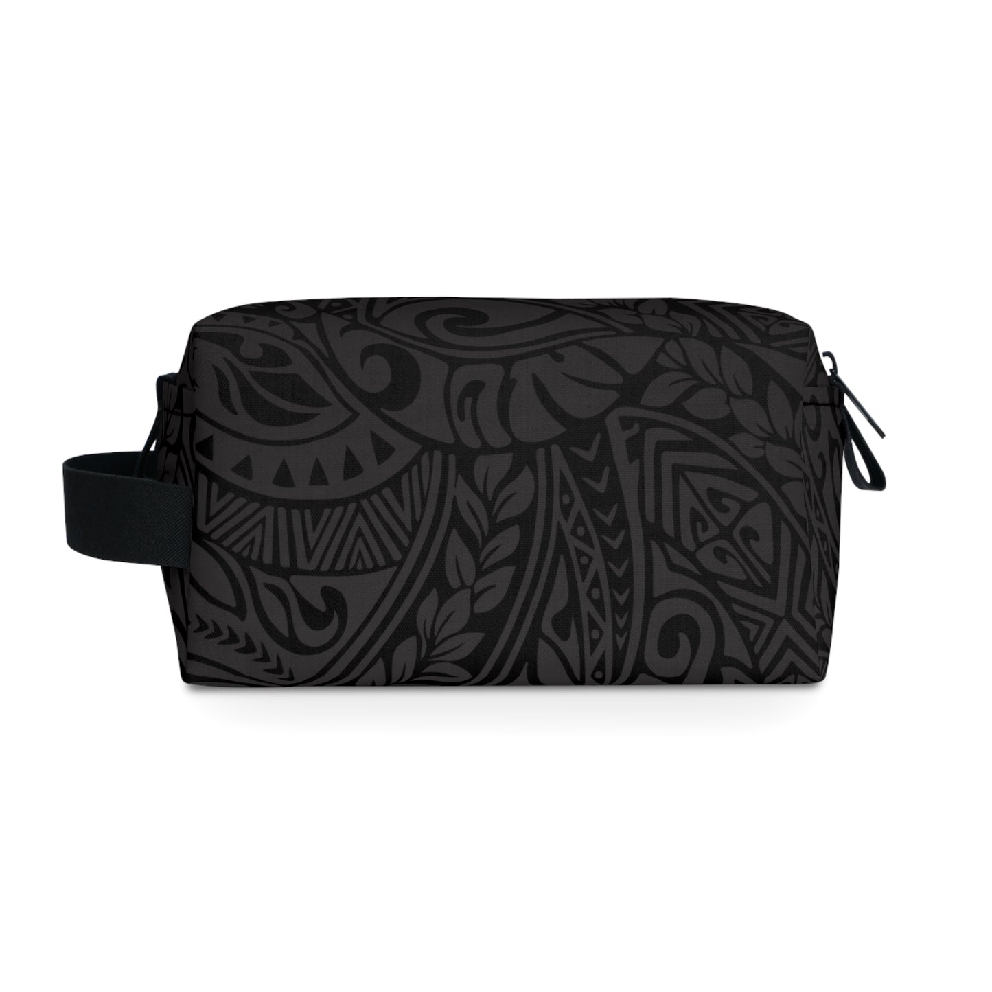 Polynesian Tribal in Black & Grey Toiletry Bag