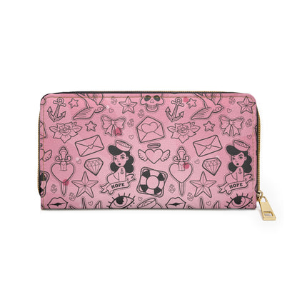 Sailor Jerry Valentine Zipper Wallet