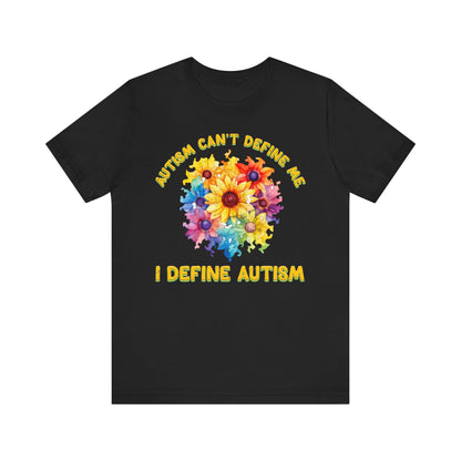 I define autism Unisex Jersey Short Sleeve Tee