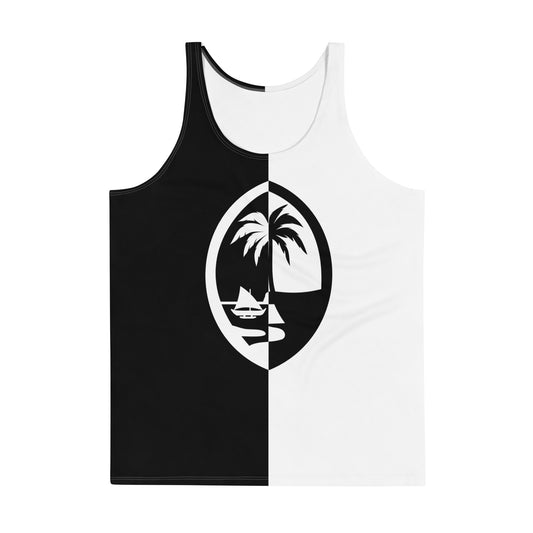 Black And White Guam Seal Tank Top