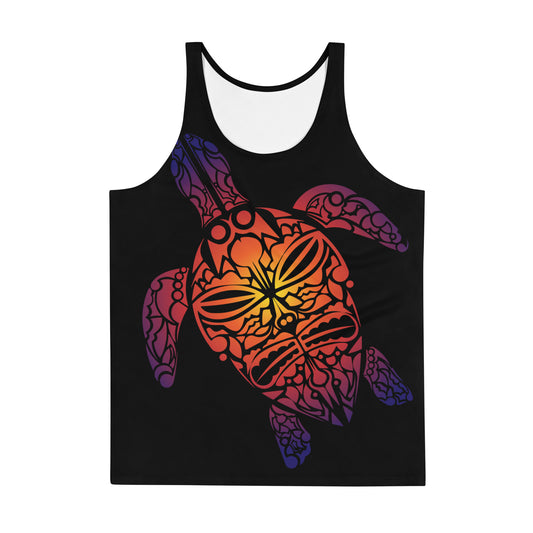 Sunset Turtle Tank Top